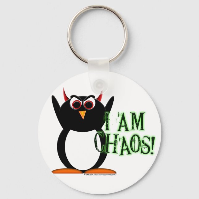 Chaveiro Mau Penguin™ Chaos Key Chain (Frente)