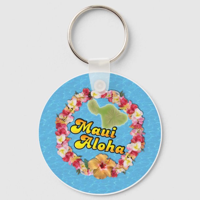 Chaveiro Maui Aloha (Frente)