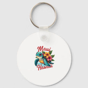 Chaveiro Maui Hawaii T Shirt Girl Miúdas Crianças Tartaruga