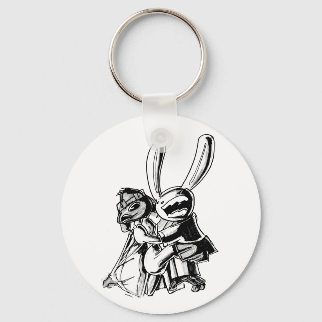 Chaveiro Max grita com Sam (Frente)