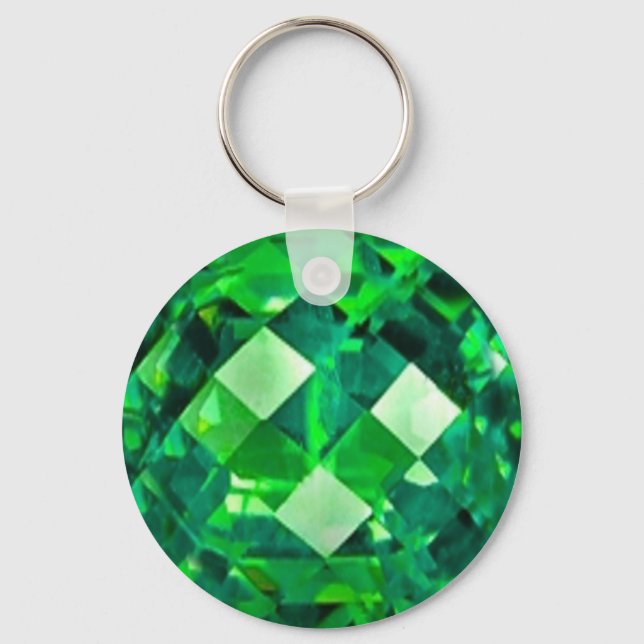 Chaveiro May EMERALALD BIRTHSTONE GEM (Frente)