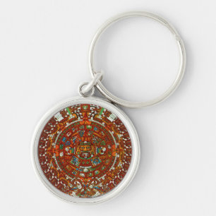 Chaveiro mayan aztec calendar Key Chain