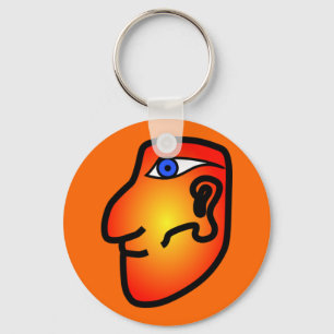 Chaveiro Mayan Head