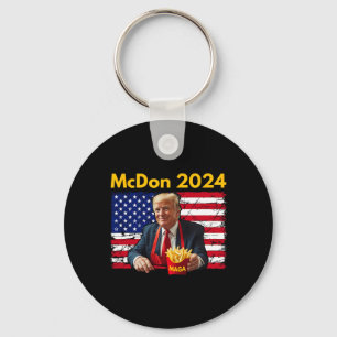 Chaveiro Mcdon Engraçado Donald Trump Batata Frita Cozinhan
