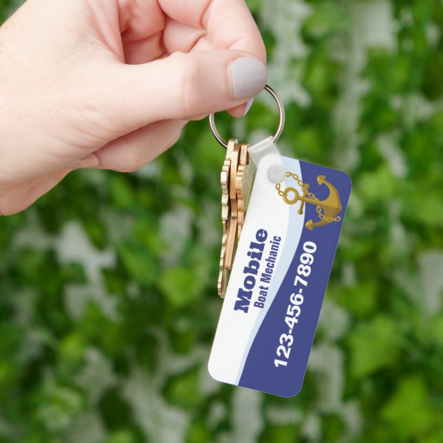 Chaveiro Mecânica de barcos móveis (Mão)