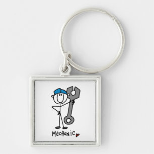 Chaveiro Mecânico Com Figura de Pau de Chave Inglesa