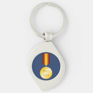 Chaveiro Medalha de Melhor Pai para o Dia dos Pais