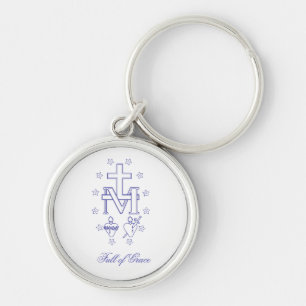 Chaveiro Medalha de Nossa Senhora das Graças Medalha Milagr