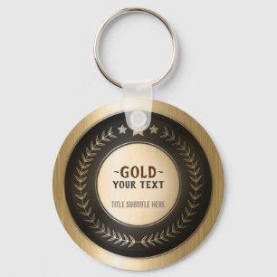 Chaveiro MEDALHA DIY IMPRESSÃO PERSONALIZADA Ouro #1 Campeã