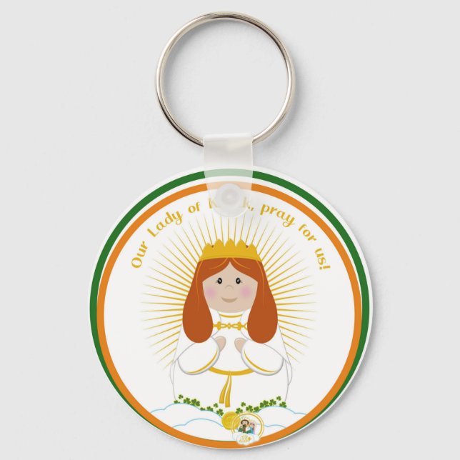 Chaveiro Medalha Nossa Senhora de Knock (Frente)