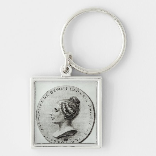 Chaveiro Medalha que descreve Sophie Germain (Frente)