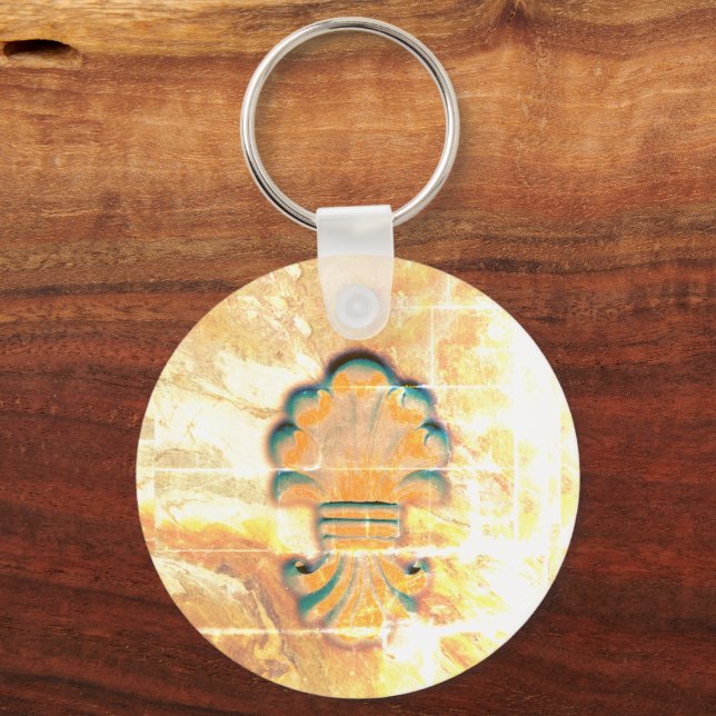 Chaveiro Medalhão de Estilo Italiano Vintage (Frente)