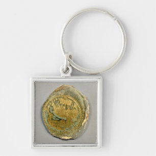 Chaveiro Medalhão que descreve Jonah e a baleia, romana, 4