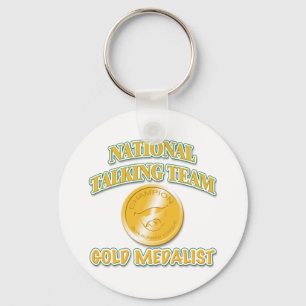 Chaveiro Medalhista Dourado da Equipe Nacional de Conversaç