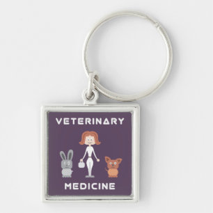 Chaveiro Medicina veterinária fêmea dos desenhos animados
