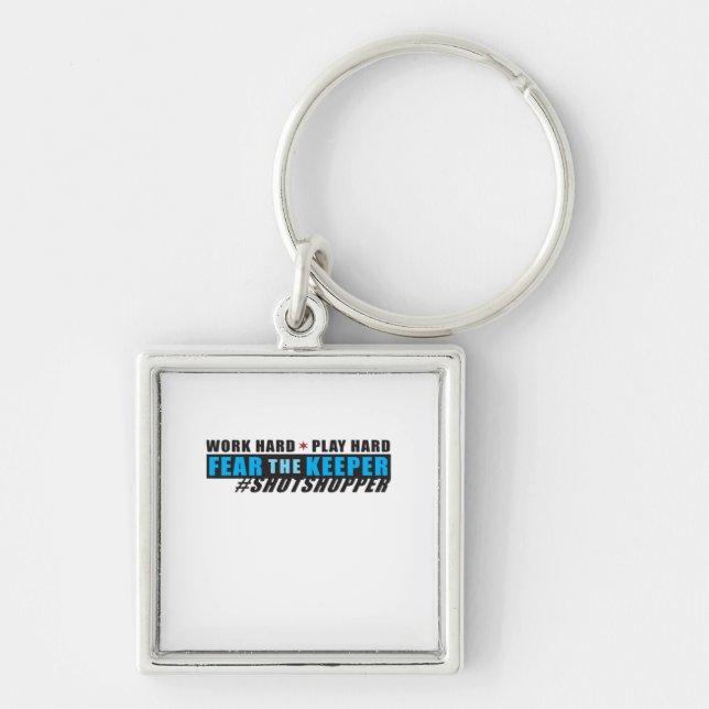 Chaveiro Medo Do Guardião. Shotstopper - Duro De Trabalho,  (Frente)