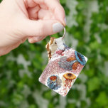 Chaveiro Medusa Antiga por Ernst Haeckel, Discomedusae<br><div class="desc">Ilustração antiga de vida marinha por Ernst Haeckel. Uma variedade de coloridos animais de águas-vivas nadando nas águas do mar. Águas-vivas são animais aquáticos de natação livre com um corpo em forma de guarda-chuva e longos tentáculos. Eles podem ser encontrados em todos os oceanos e alguns em lagos e rios...</div>