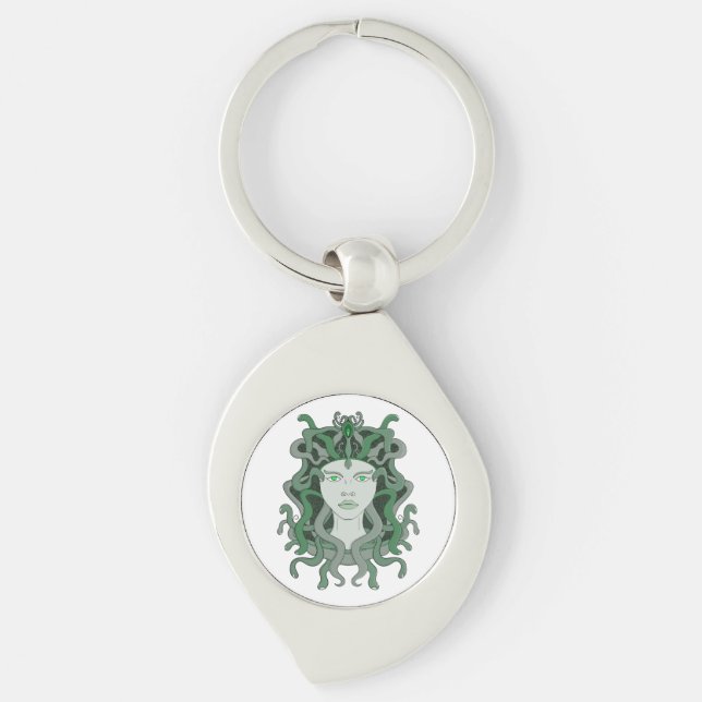 Chaveiro Medusa Gorgo Cobra Gorgon Monstro Mitologia Grega (Frente)
