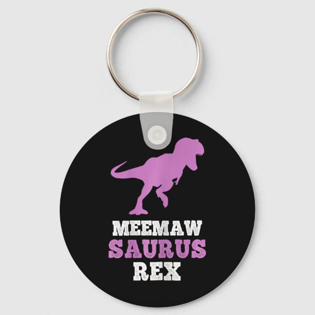 Chaveiro Meemaw-saurus Rex Dino Dinossauro Meemawsaurus Eng (Frente)
