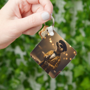 Chaveiro "Meerkat Moonlight: A Crooner's Serenade"