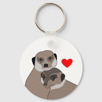 Chaveiro "Meerkats in Love"