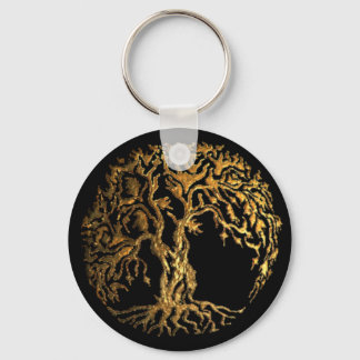 Chaveiro Mehndi Tree of Life (Dourada)