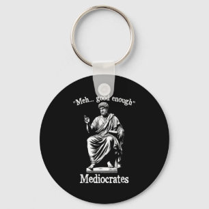 Chaveiro Meia-Boa Suficiente Mediocrates Engraçado Filos Gr
