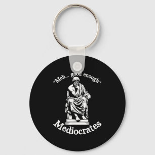 Chaveiro Meia-Boa Suficiente Mediocrates Engraçado Filos Gr