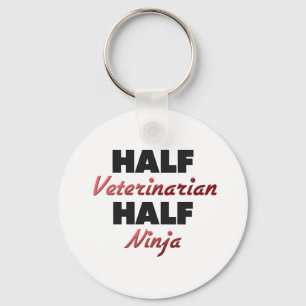 Chaveiro Meio meio Ninja veterinário