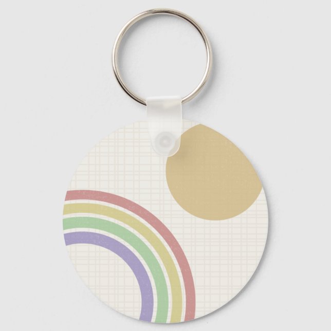 Chaveiro Meio século Moderno Rainbow Sun (Frente)