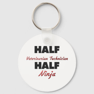 Chaveiro Meio técnico veterinário meio Ninja