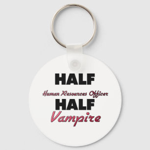 Chaveiro Meio vampiro do meio oficial dos recursos humanos