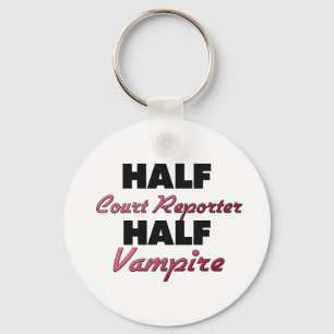 Chaveiro Meio vampiro do repórter de corte meio