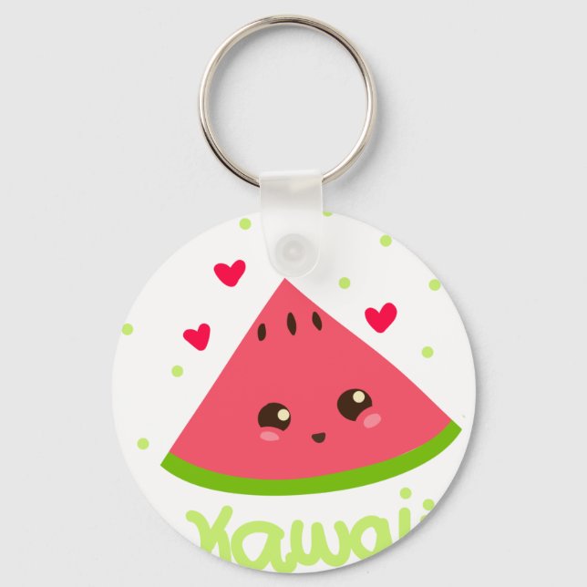 Chaveiro melancia kawaii! (Frente)