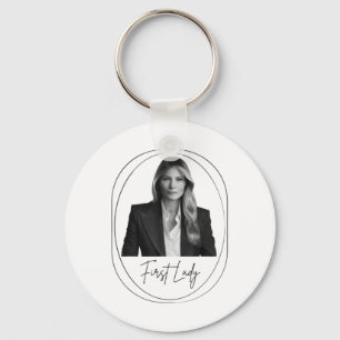 Chaveiro Melania Trump 2025 Foto de Inauguração da Primeira