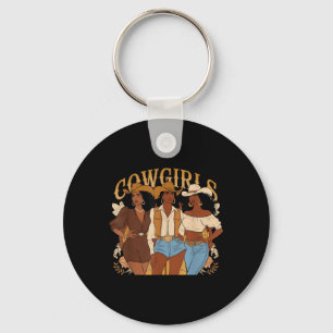 Chaveiro Melanin CowGirl African Melanin Cowgirl Swag Blac