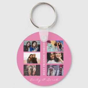 Chaveiro Melhor Amigo para sempre Personalizar 6 Colagem de