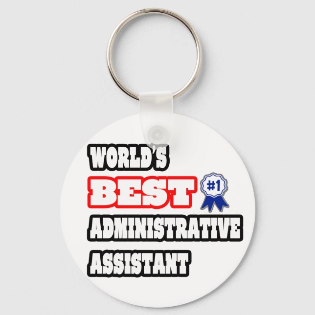 Chaveiro Melhor Assistente Administrativo do Mundo (Frente)