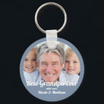 Chaveiro Melhor Avô Alguma Vez Moderno, Foto Keepsasaokê<br><div class="desc">Este design simples e moderno é composto por tipografia de serifa e adiciona uma foto personalizada.</div>