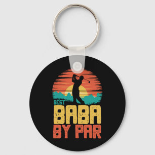 Chaveiro Melhor Baba Por Par Golfe Golfista Engraçado
