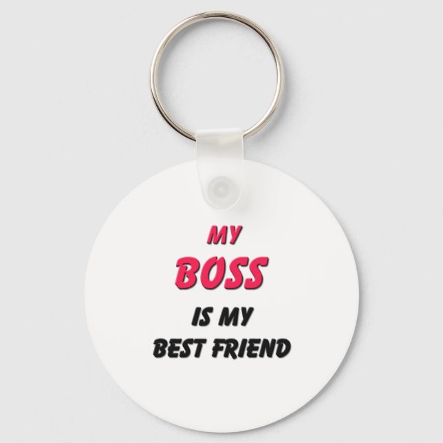 Chaveiro Melhor Chefe Amigo (Frente)
