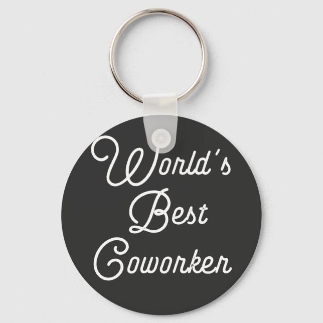 Chaveiro Melhor Colega de Trabalho do Mundo (Frente)