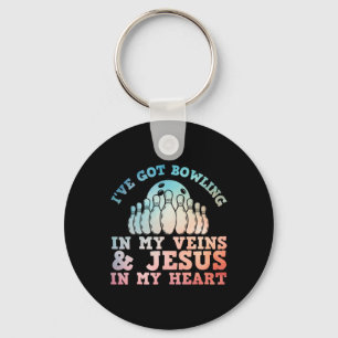 Chaveiro Melhor Design Boliche para Homens Mulheres Jesus C