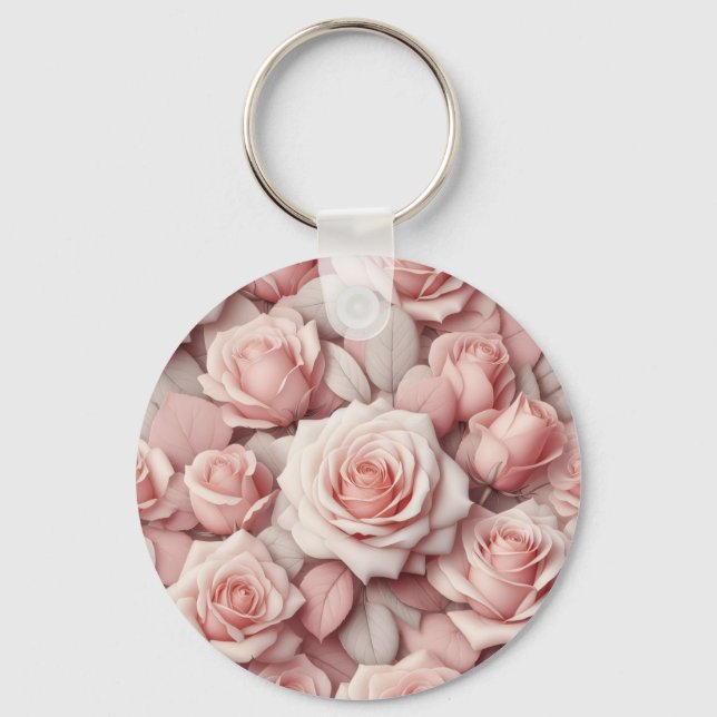 Chaveiro Melhor em Rosas Rosas (personalizar) (Frente)