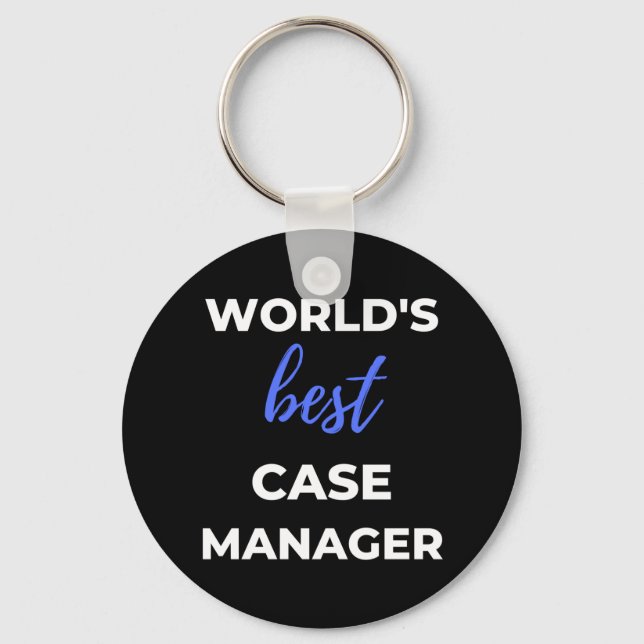 Chaveiro Melhor gerente de casos do mundo (Frente)