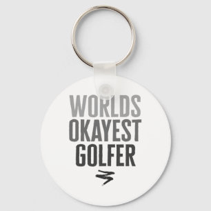 Chaveiro Melhor Golfista do Mundo Presente Engraçado 
