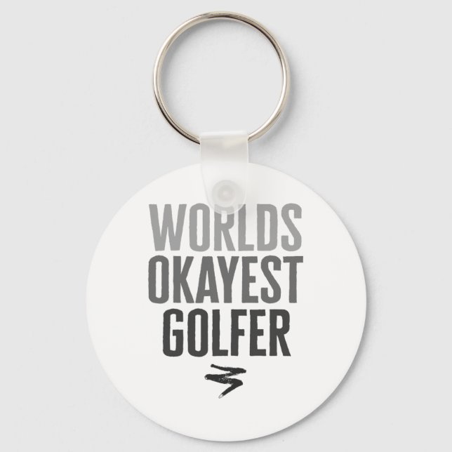 Chaveiro Melhor Golfista do Mundo Presente Engraçado  (Frente)