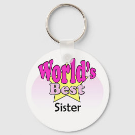 Chaveiro Melhor Irmã do Mundo