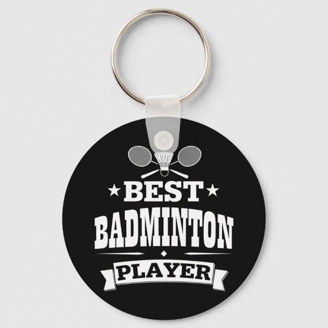 Chaveiro Melhor jogador de Badminton (Frente)