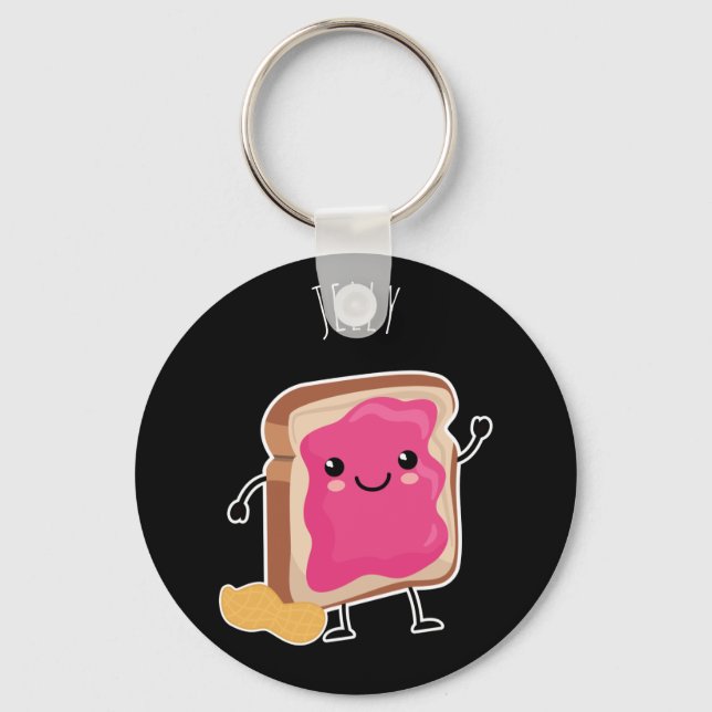 Chaveiro Melhor Juntos (PB e J): Geleia (Frente)